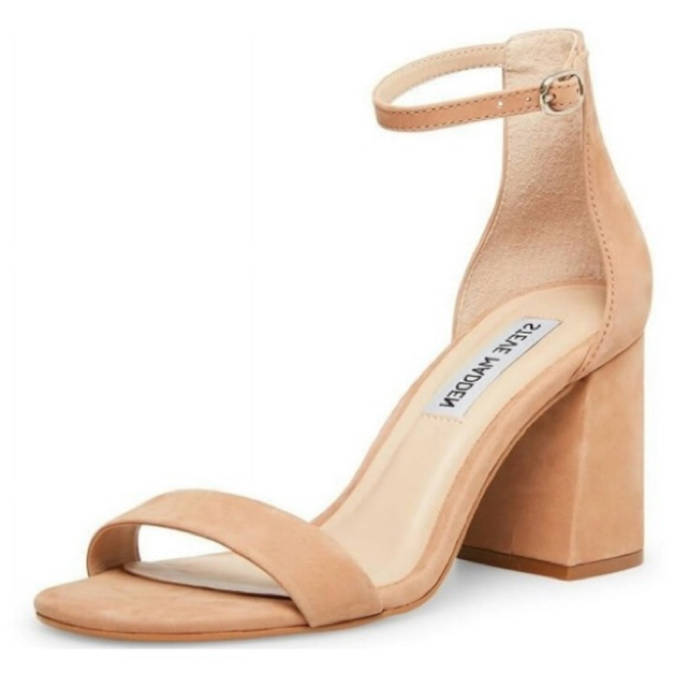 Steve Madden Cream Tan Block Heel Heels